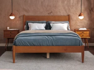 Ashlie Solid Wood Platform Bed