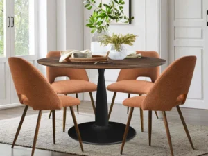 Aunnika 4 - Person Pedestal Dining Set