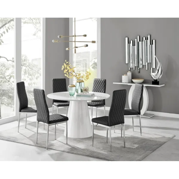 Edward Pedestal Dining Set